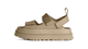 UGG GoldenGlow Embossed Sandal Mustard Seed