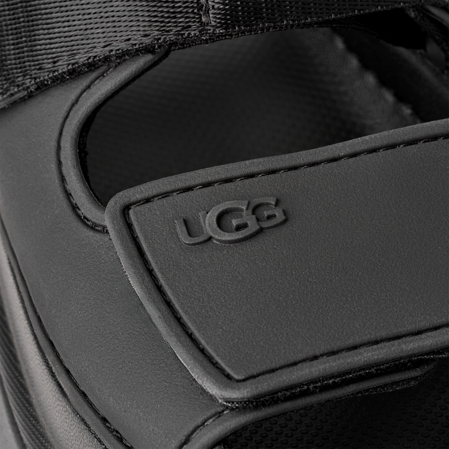 UGG GoldenGlow Sandal Black (Kids), Black (1152813K-BLK)