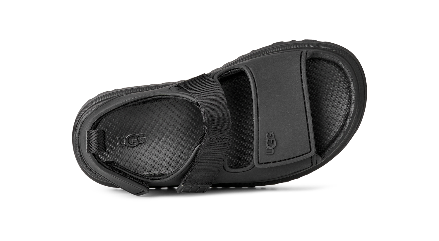UGG GoldenGlow Sandal Black (Kids), Black (1152813K-BLK)