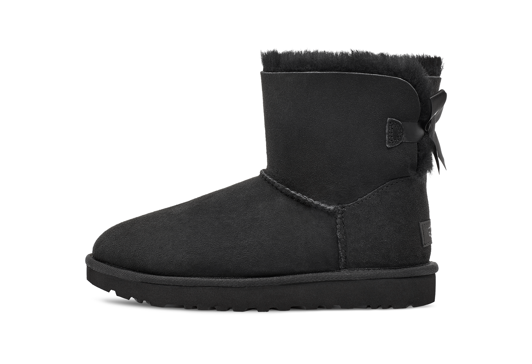 UGG Mini Bailey Bow II Black, Black (1016501-BLK)