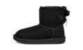 UGG Mini Bailey Bow II Boot Black (Kids)