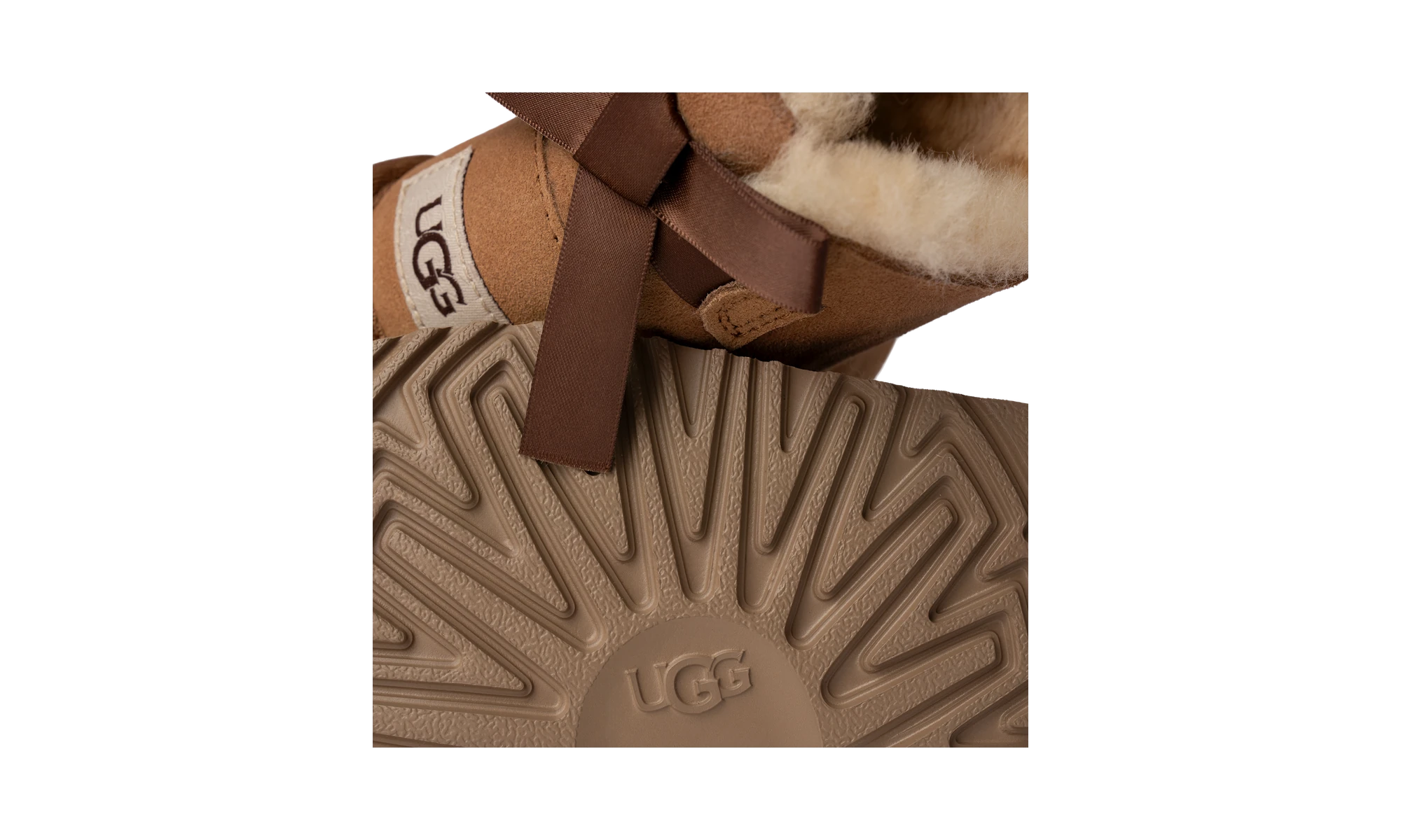 UGG Mini Bailey Bow II Boot Chestnut (Toddler)