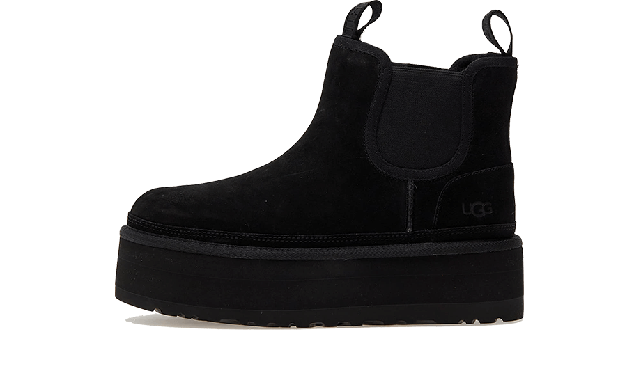 UGG Neumel Platform Chelsea Boot Black, Black (1134526-BLK)