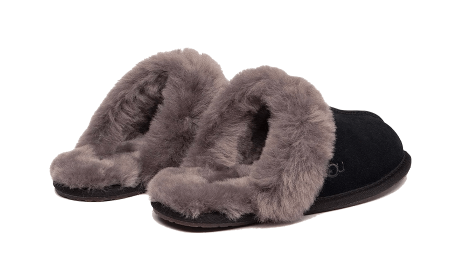 UGG Scuffette II Slipper Black Grey, Black/Grey (1106872-BCGR)