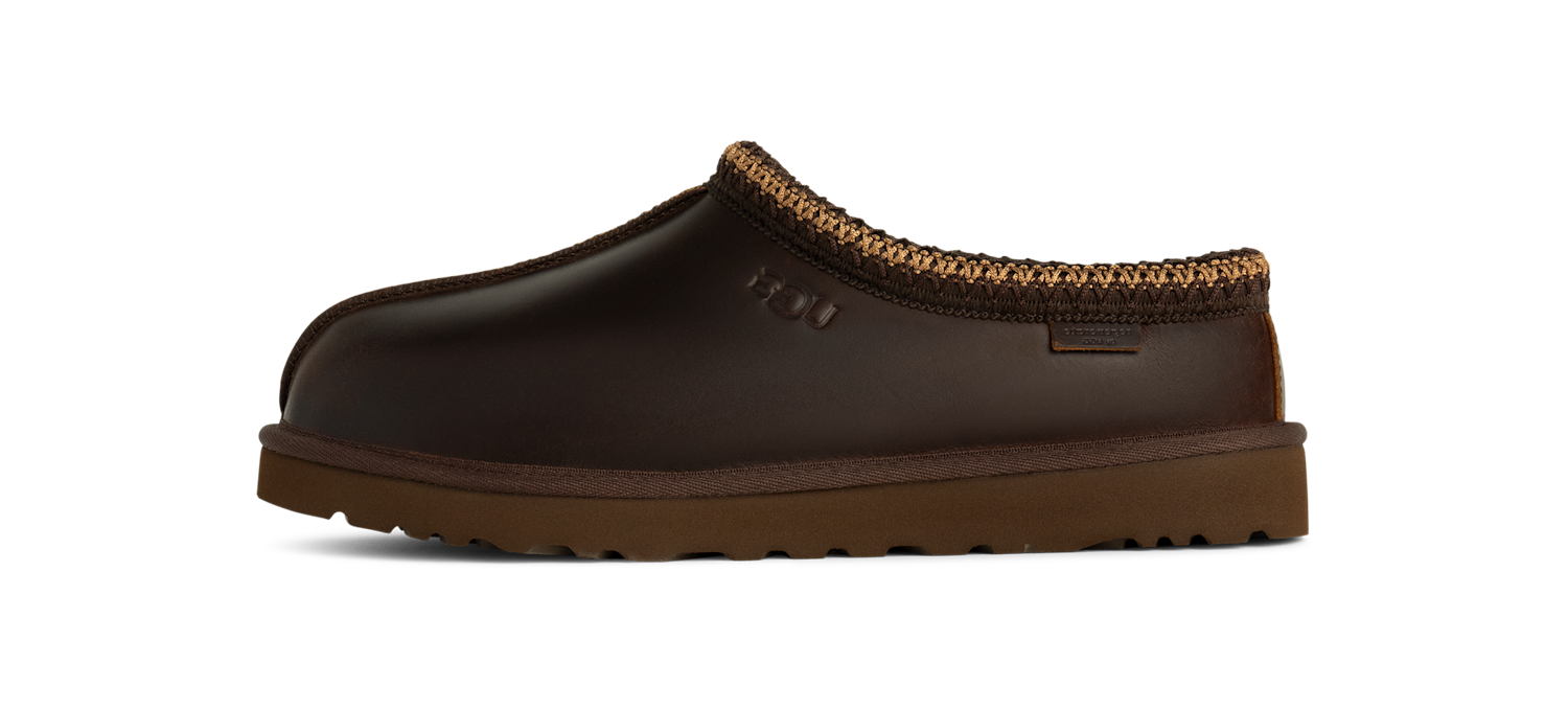 UGG Tasman LTHR Regen Slipper Ironwood, Ironwood (1163890-IWD)