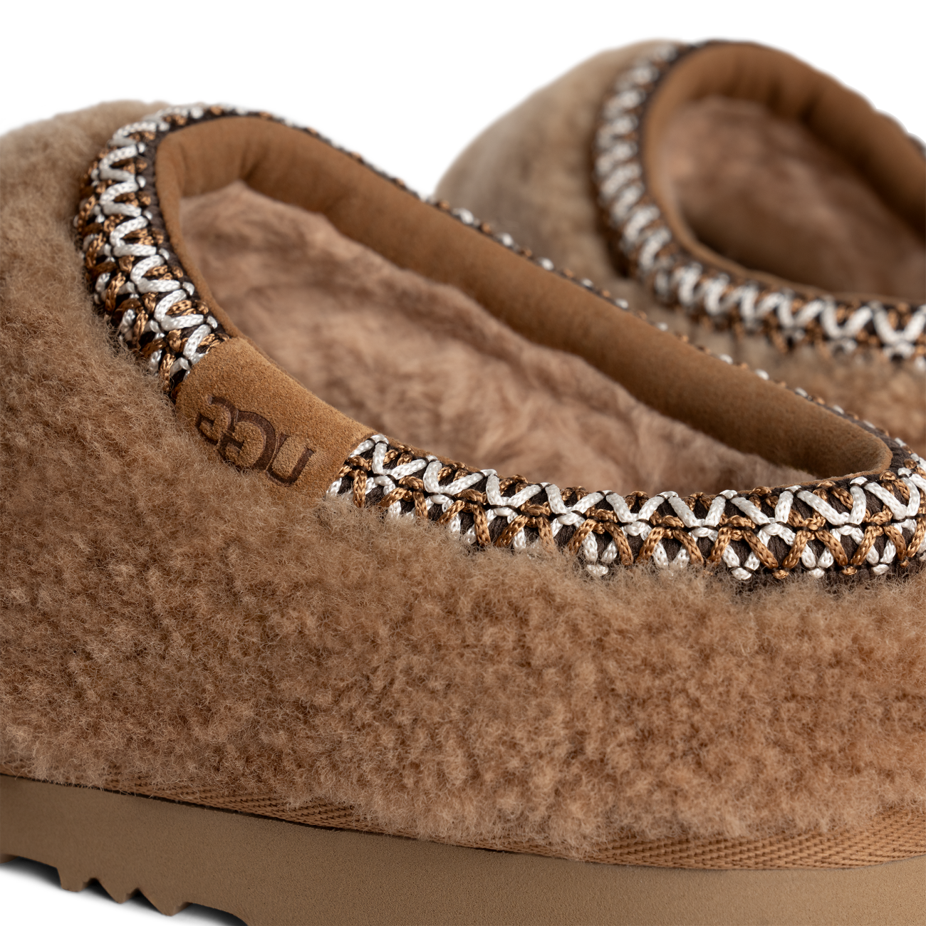 UGG Tasman Maxi Curly Slipper Chestnut, Chestnut (1158356-CHE)