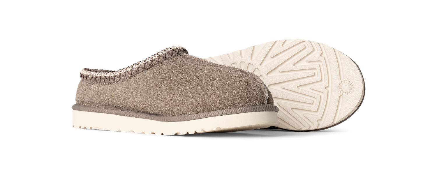 UGG Tasman Shaggy Suede Slipper Smoke Plume, Smoke Plume (1166930-SKP)