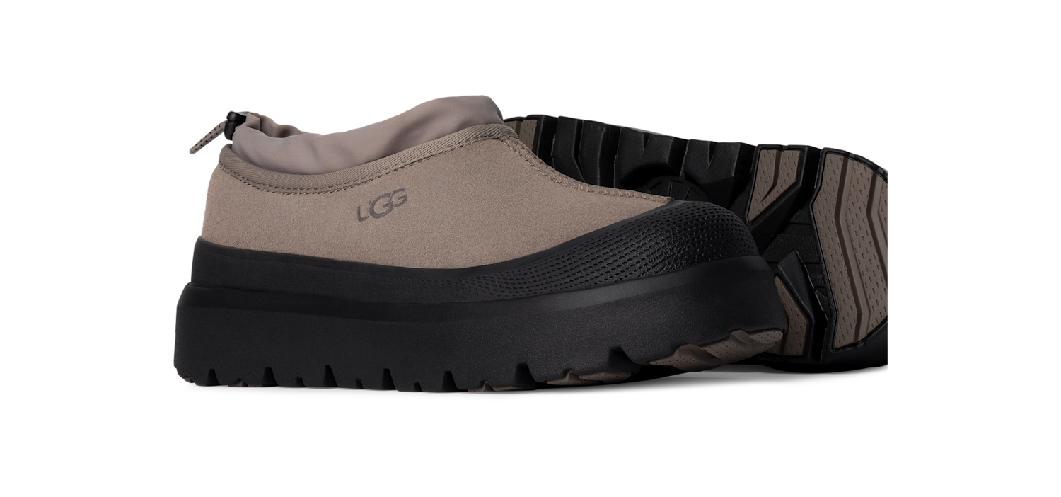 UGG Tasman Weather Hybrid Slipper Smoke Plume Black, Smoke Plume/Black (1144096-SMKPL)