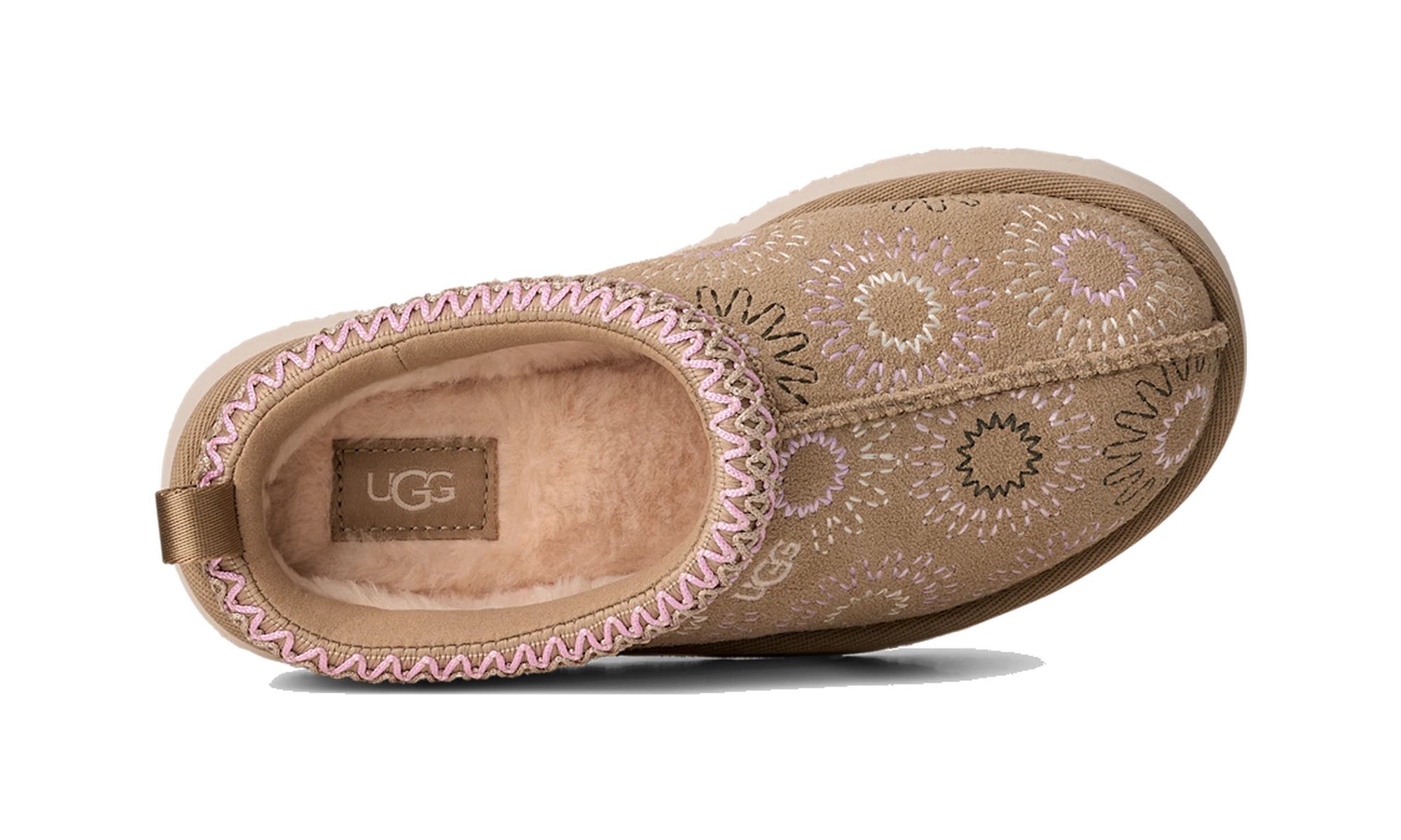 UGG Tazz Sun Stitch Slipper Mustard Seed (Kids)