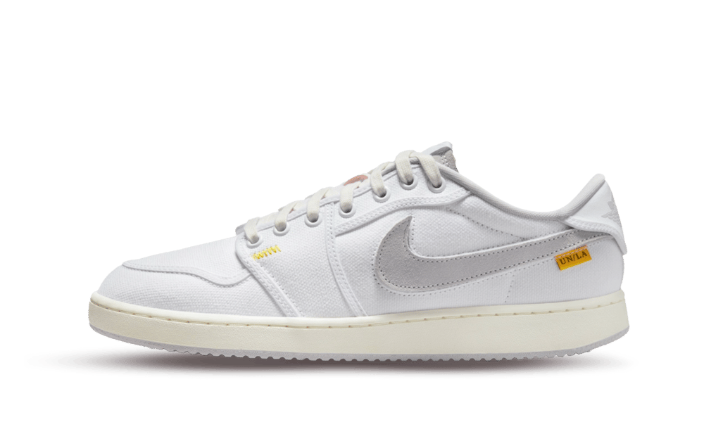 Air Jordan 1 Retro AJKO Low SP Union White Canvas, White/Neutral Grey-Sail (DO8912-101)