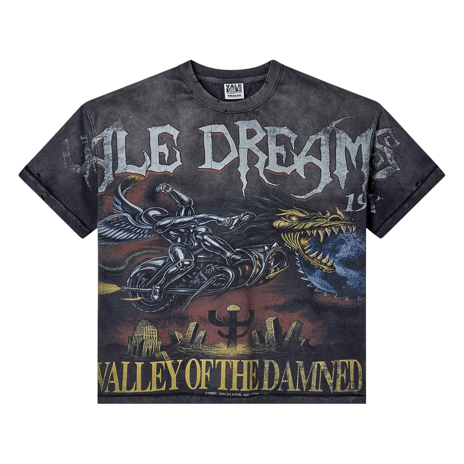 Vale Forever Ride the Dragon T-shirt Black