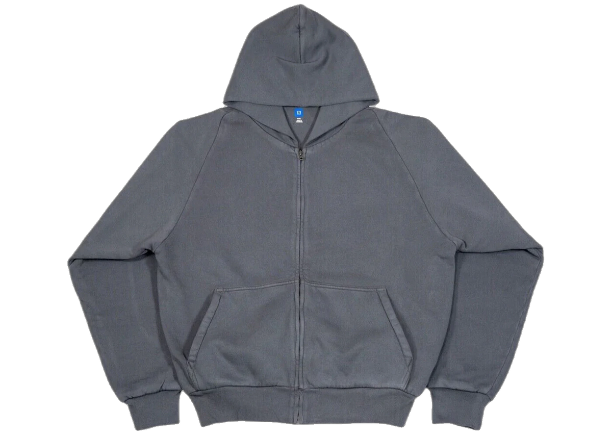 Yeezy x Gap Unreleased Zip Sweatshirt Hoodie Dark Gray