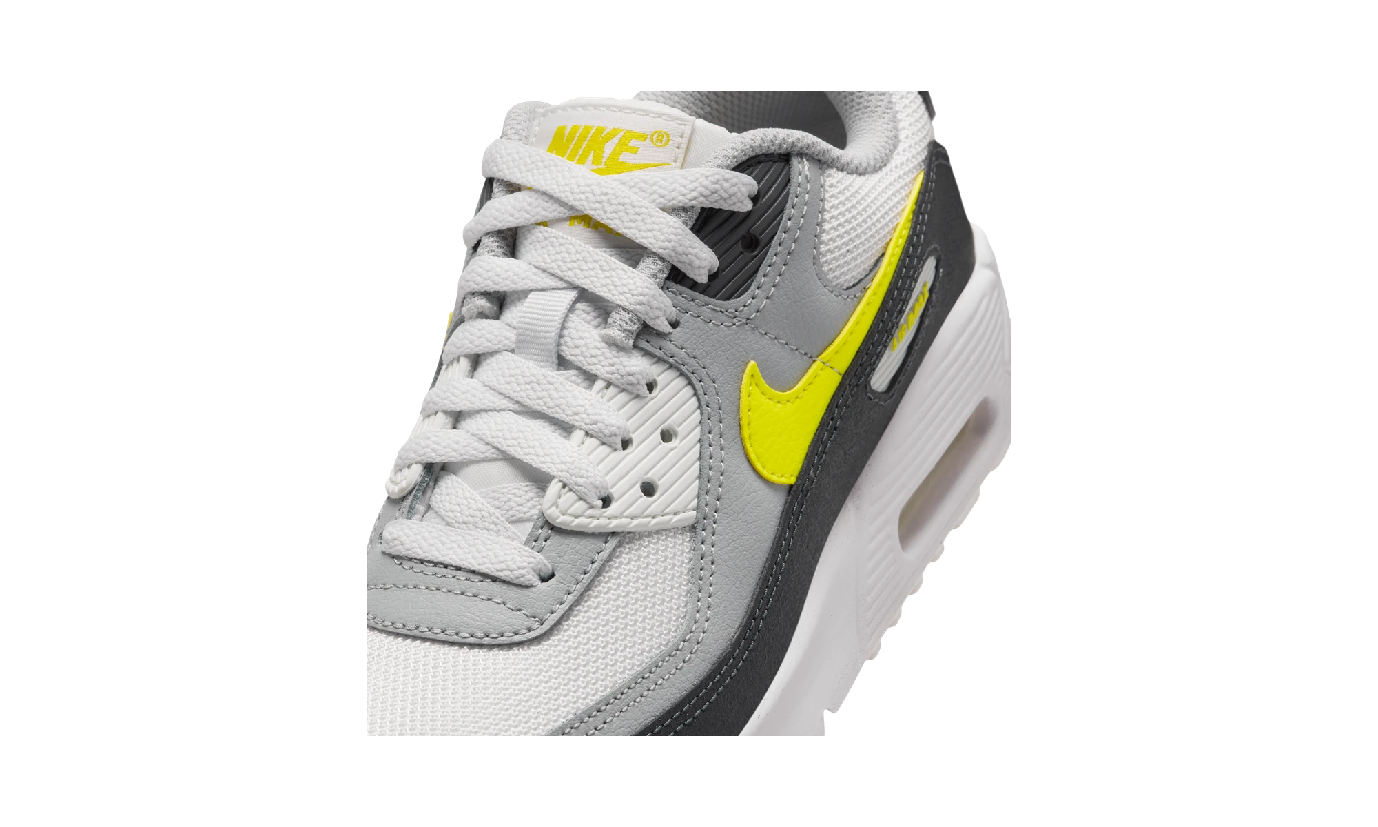 Nike Air Max 90 Off-White/Dark Smoke Grey/Light Smoke Grey/Sonic Yellow