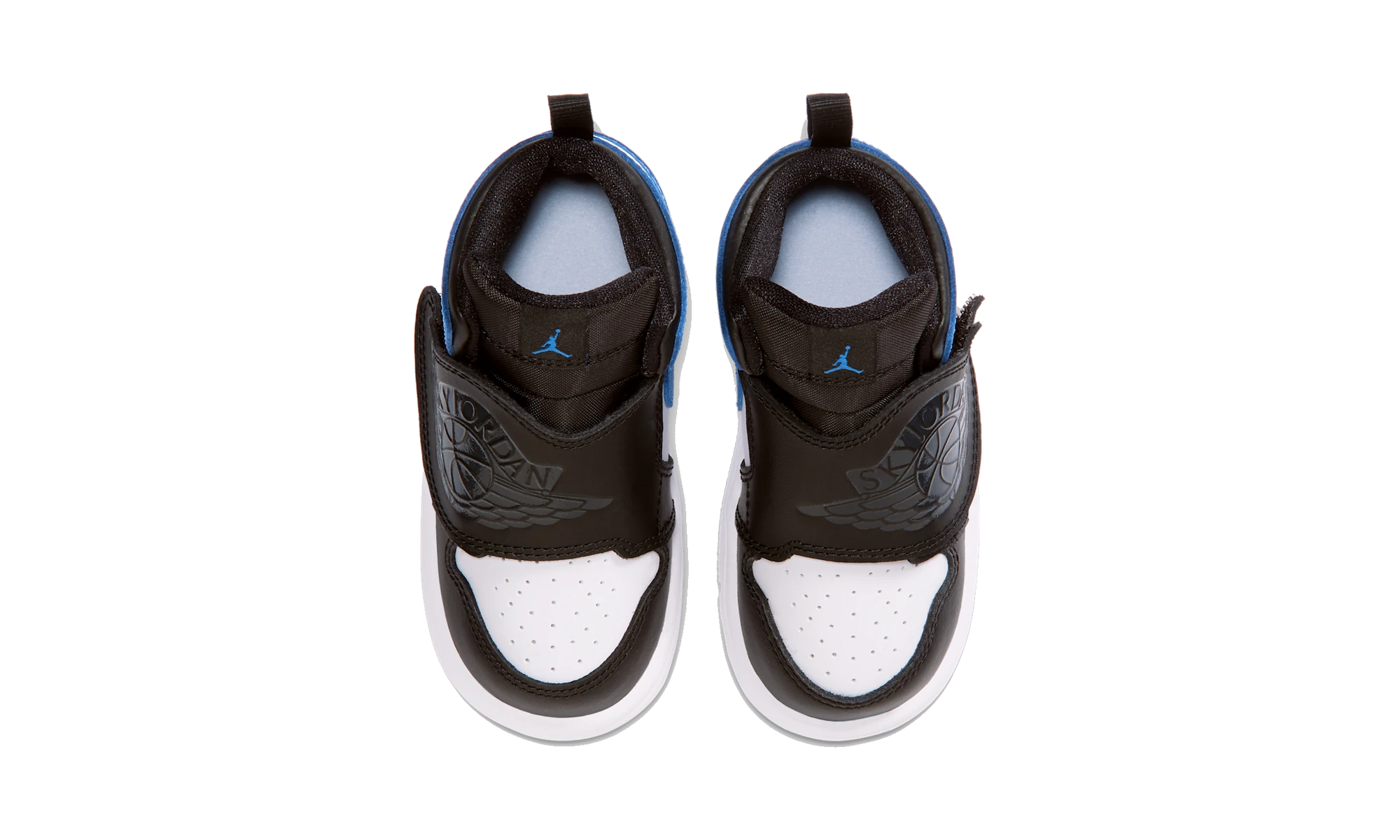 Sky Air Jordan 1 Baby and Toddler Shoe White/Black/Sport Blue