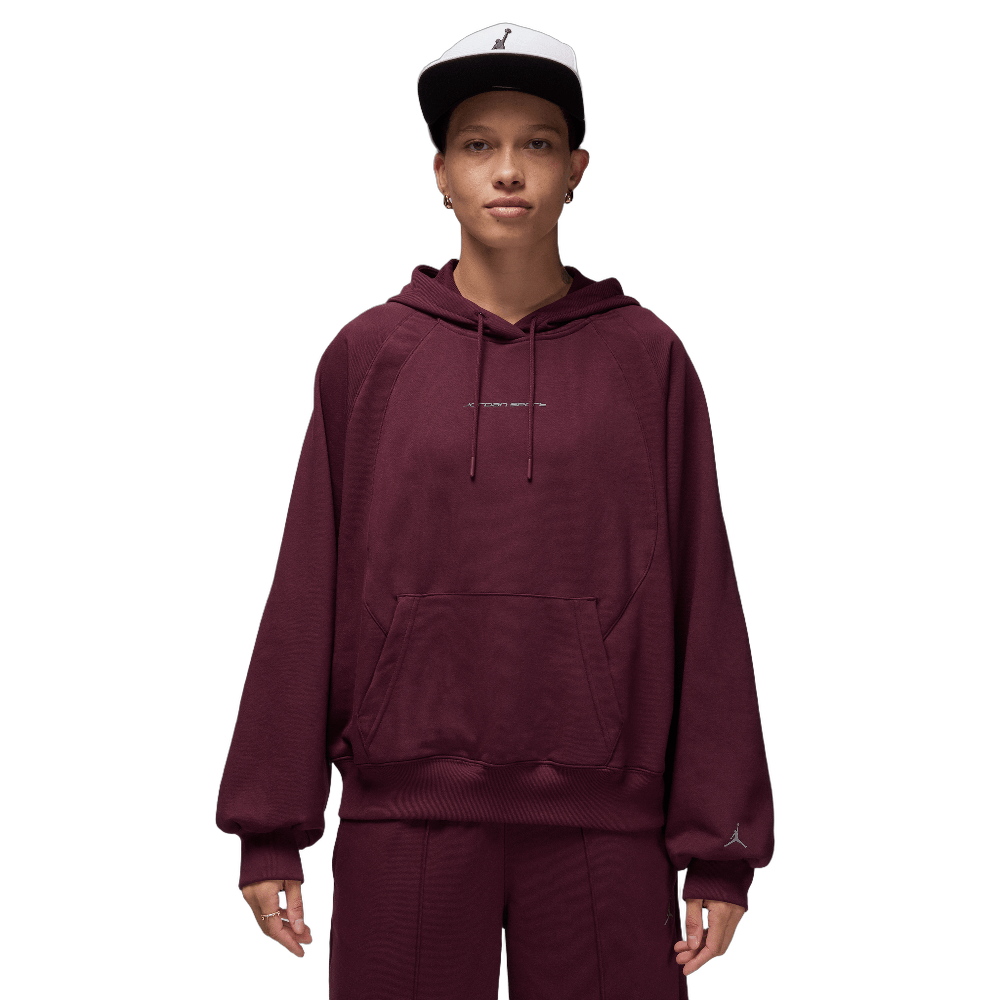 Air Jordan Sport Women's Graphic Fleece Hoodie Night Maroon/Stealth