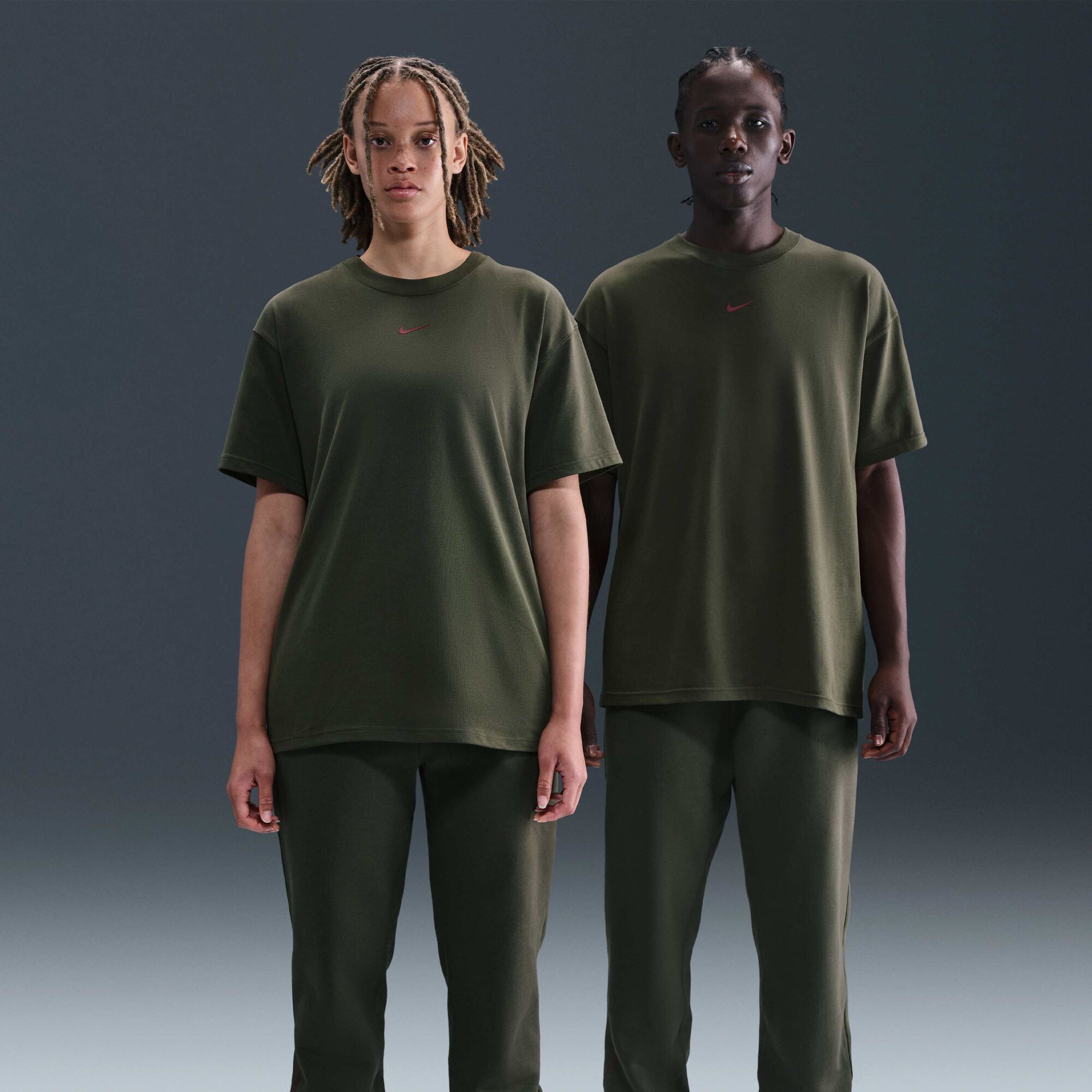 NOCTA NOCTA Fleece CS Tracksuit Bottoms Cargo Khaki/Team Red