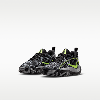 Giannis Immortality 5 Basketball Shoes Black/Light Smoke Grey/Volt