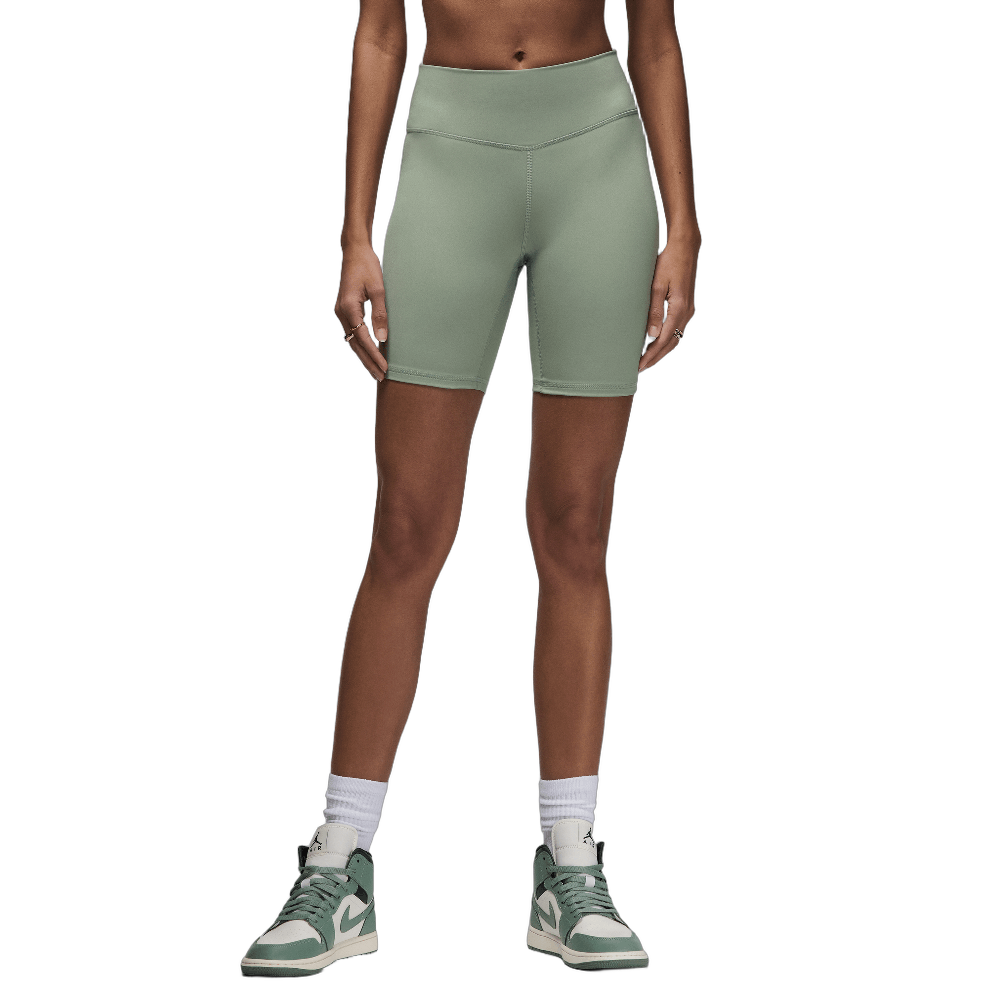 Air Jordan Sport Women's High-Waisted 7" Bike Shorts Jade Smoke/White