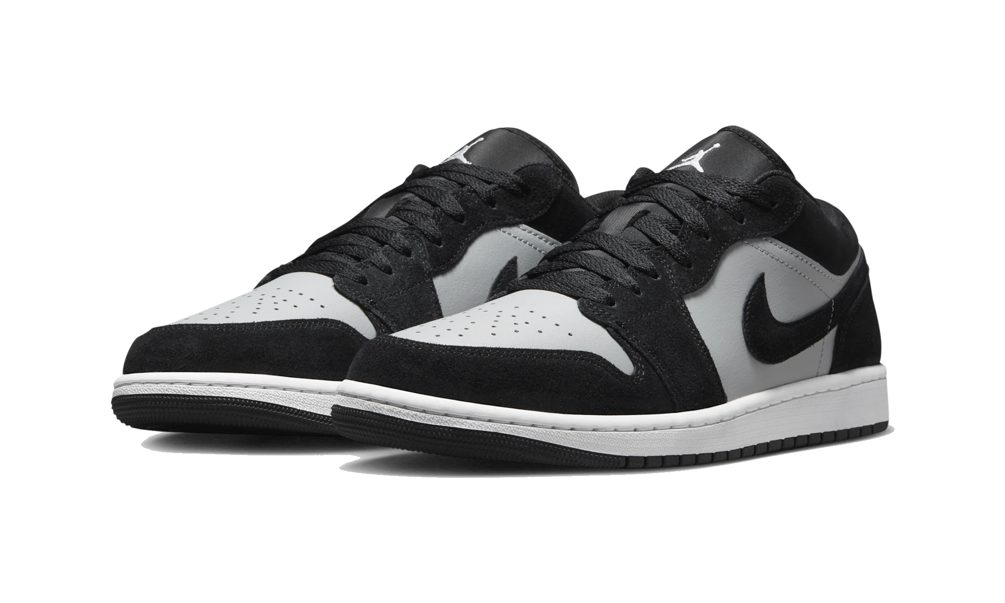Air Jordan 1 Low Black/Light Smoke Grey/White