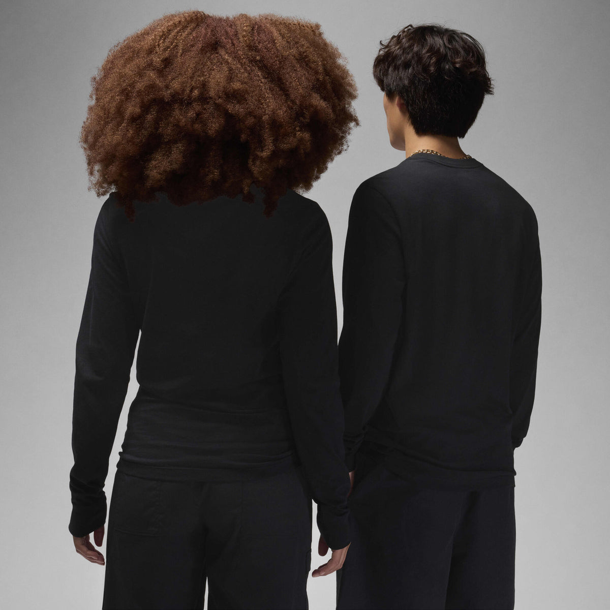 Air Jordan Jumpman Chimney Long-Sleeve T-Shirt Black/White