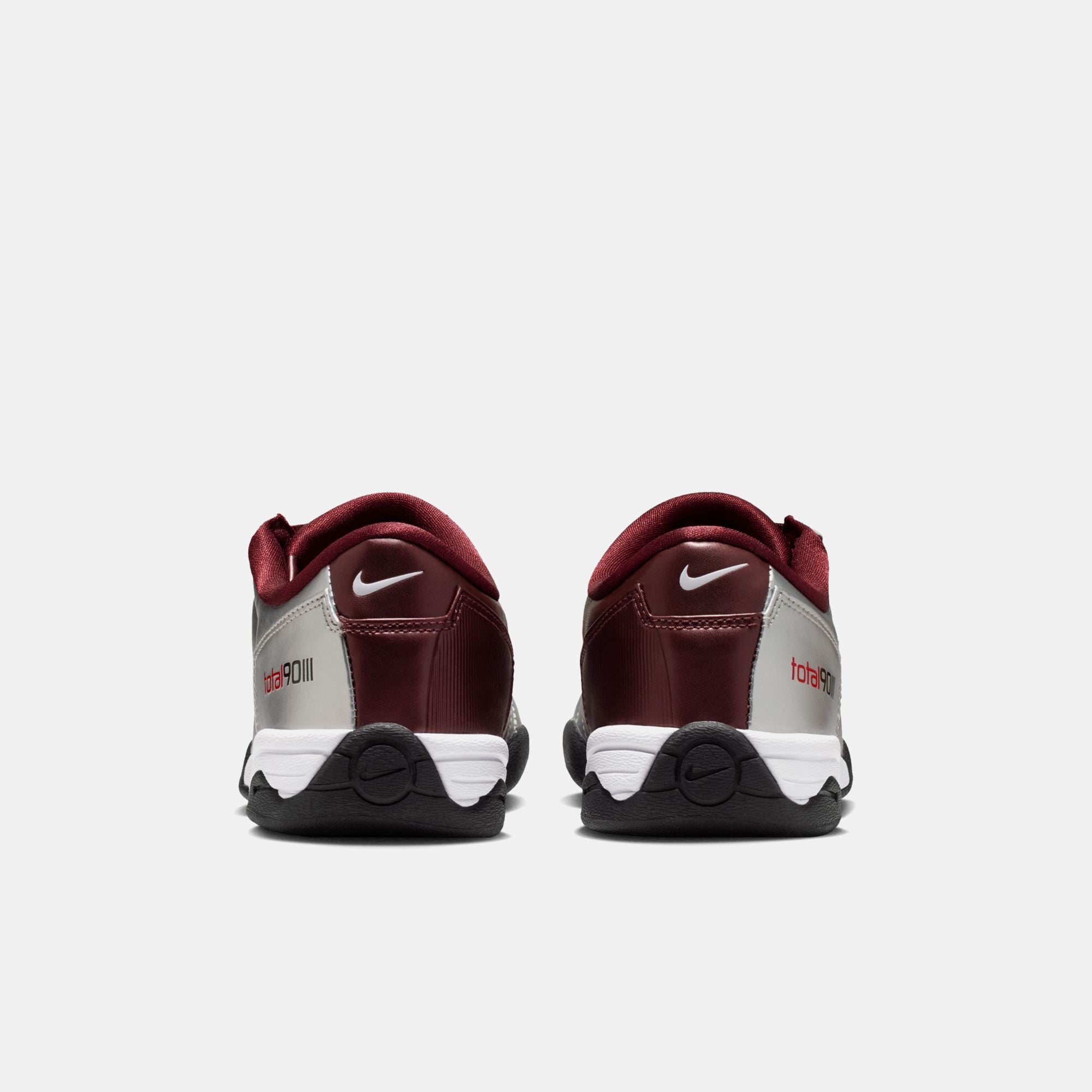 Nike Total90 Metallic Silver/Burgundy Crush/White