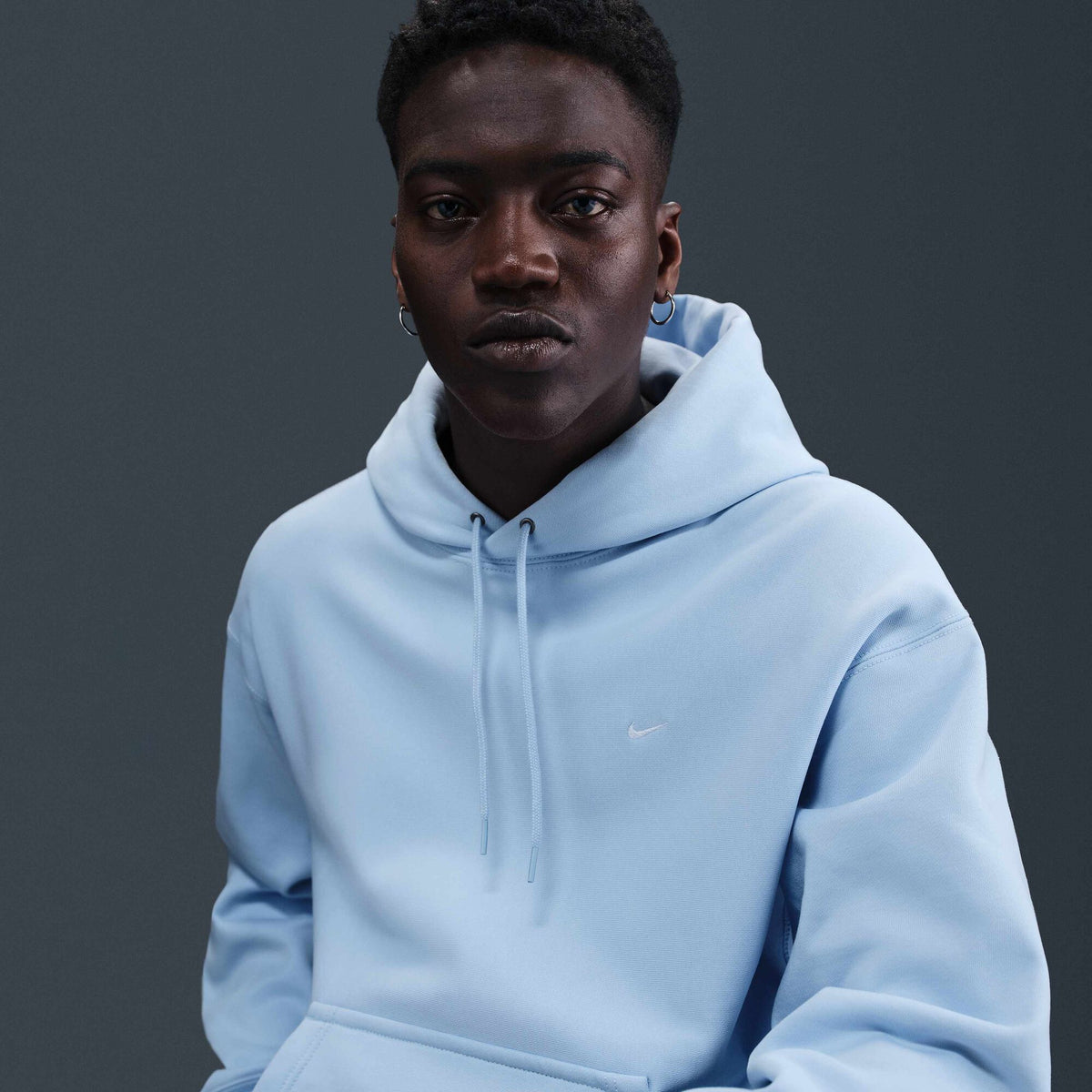 Nike Solo Swoosh Pullover Hoodie Celestine Blue/Celestine Blue/White