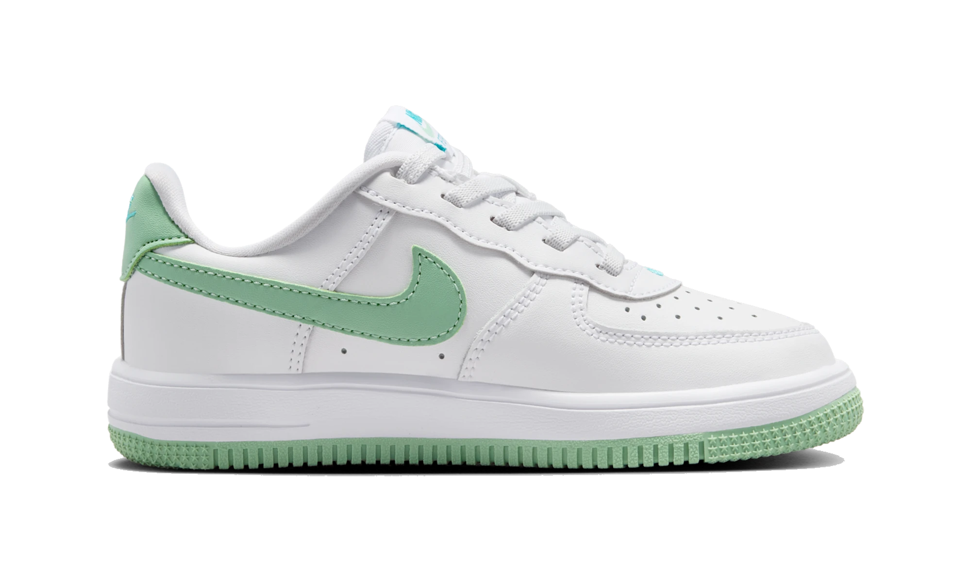 Nike Force 1 Low EasyOn White/White/Enamel Green/White