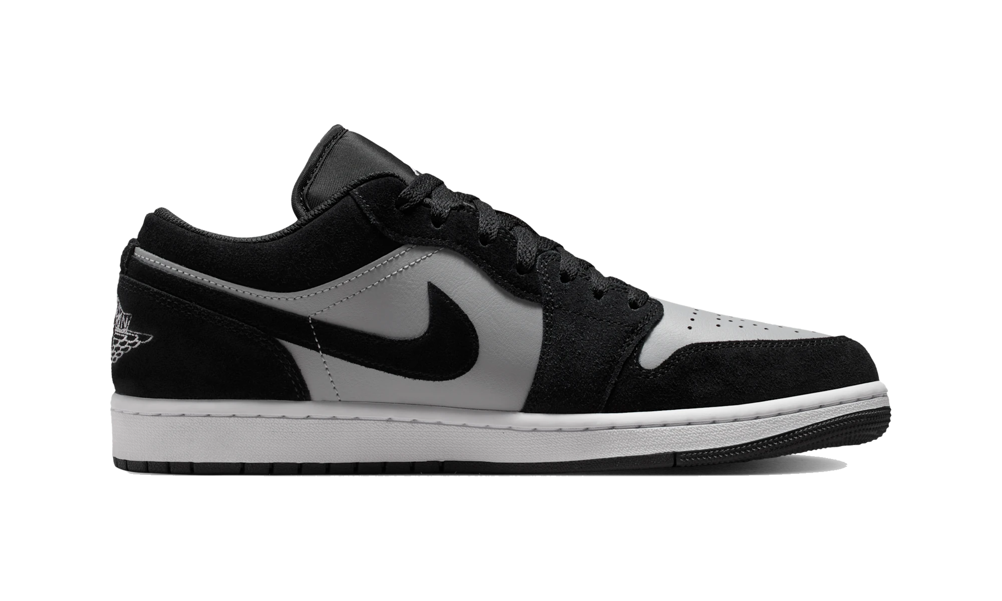 Air Jordan 1 Low Black/Light Smoke Grey/White