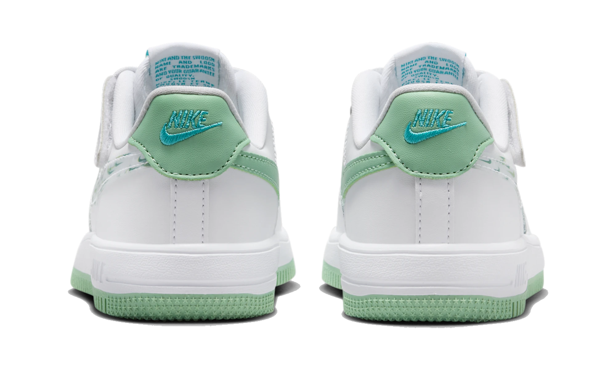 Nike Force 1 Low EasyOn White/White/Enamel Green/White