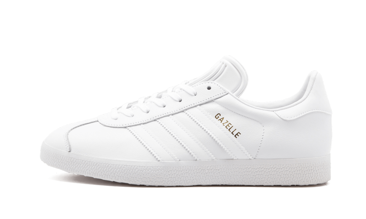 Adidas Gazelle White/White-Gold Metallic