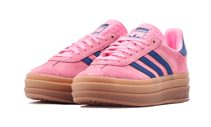 Adidas Gazelle Bold Pink Glow, Pink Glow/Victory Blue/Gum (H06122)