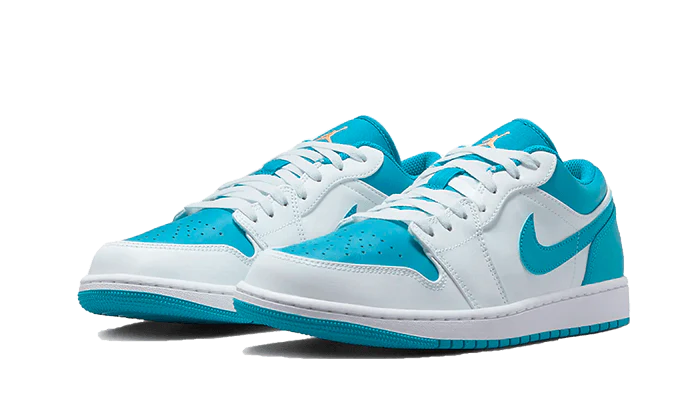 Air Jordan 1 Low Aquatone, Aquatone/Celestial Gold/White (553558-174 / 553560-174)