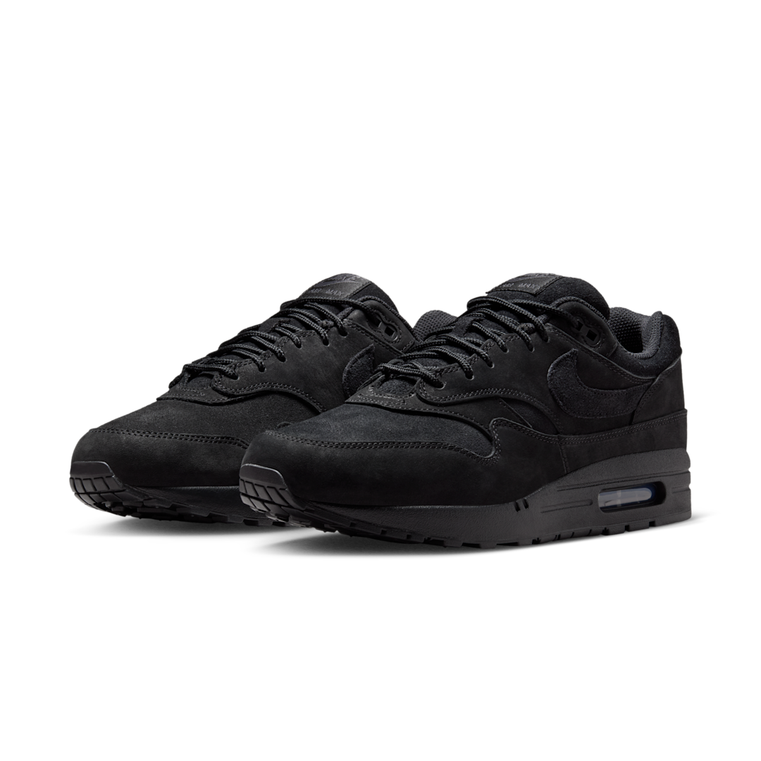 Nike Air Max 1 Premium Nubuck Black Cat