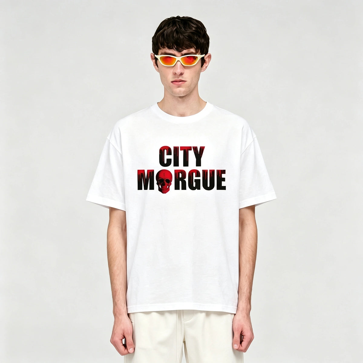 City Morgue x Vlone Dogs T-Shirt White