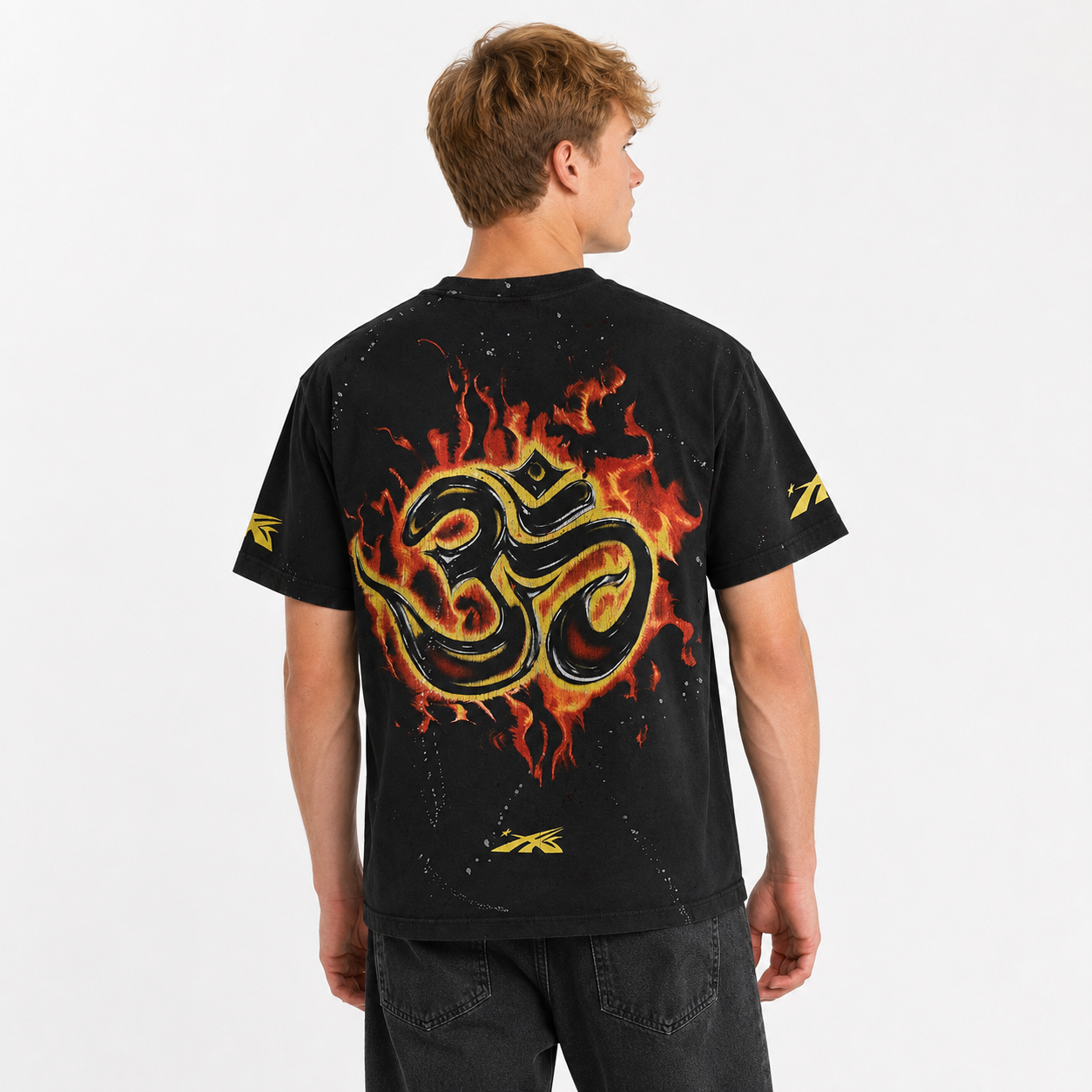 Hellstar Inner Peace Skeleton T-Shirt Black