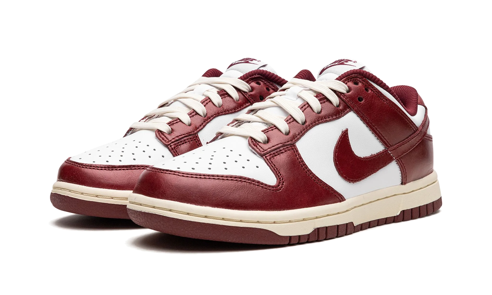 Nike Dunk Low PRM Vintage Team Red, White/Team Red-Coconut Milk (FJ4555-100)