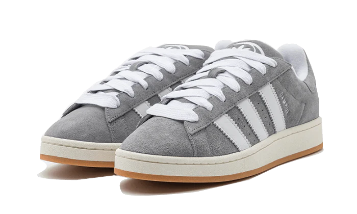 Adidas Campus 00s Grey White, Grey Three/Footwear White/Off White (HQ8707 / HQ6507)