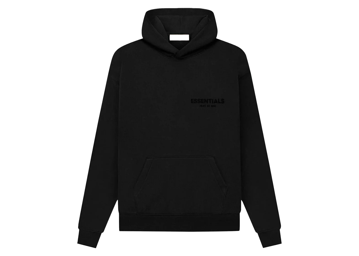 Fear of God Essentials Hoodie Stretch Limo, Stretch Limo/Black (192BT212110F/192SU224410F)