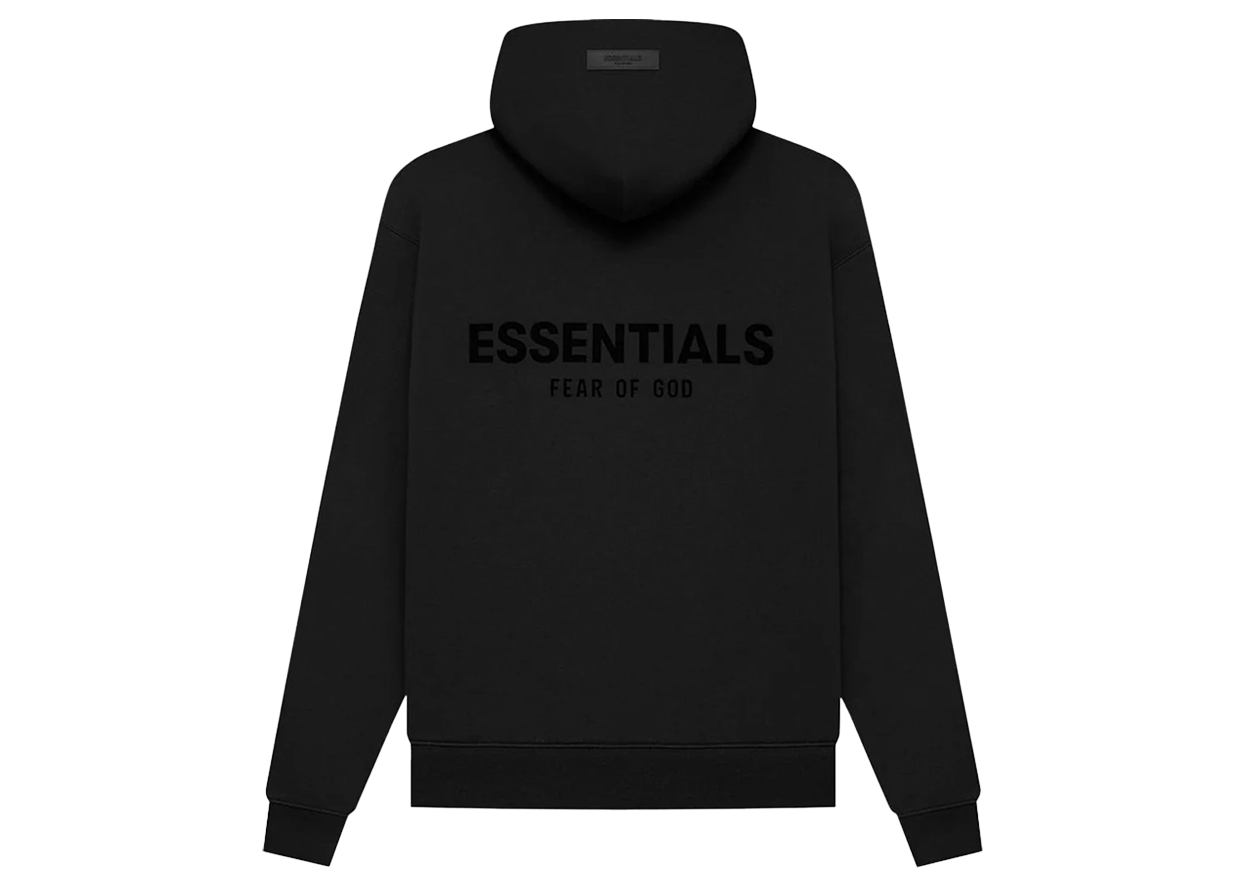 Fear of God Essentials Hoodie Stretch Limo, Stretch Limo/Black (192BT212110F/192SU224410F)