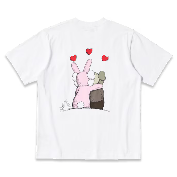 KAWS x Uniqlo Warhol Love Graphic, White (476350)