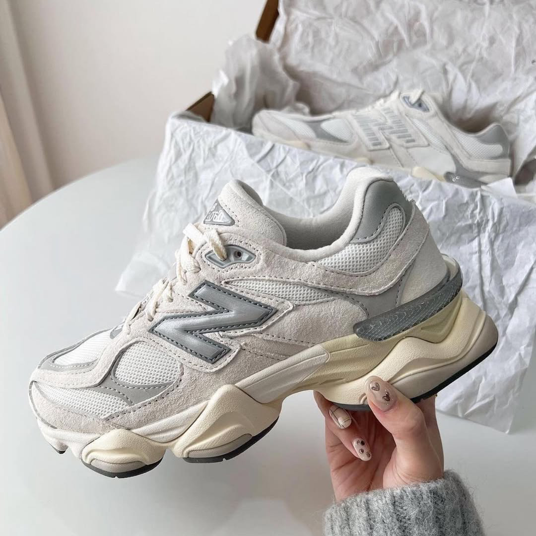 New Balance 9060 Sea Salt White