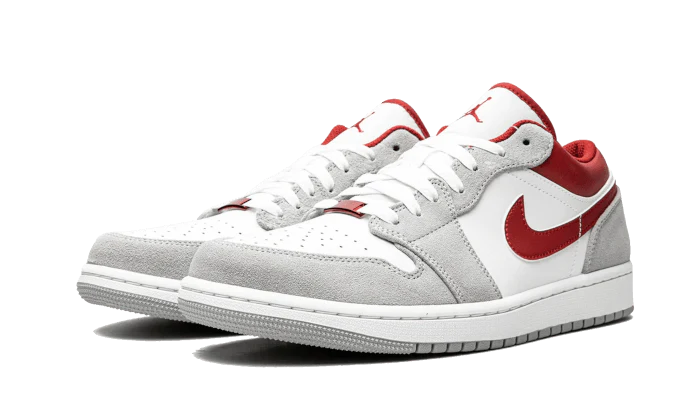 Air Jordan 1 Low SE Light Smoke Grey Gym Red, Light Smoke Grey/White/Gym Red (DC6991-016 / DM0589-016)