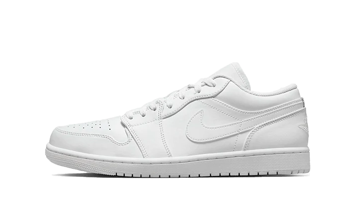 Air Jordan 1 Low Triple White, White/White (553558-136 / 553560-136)