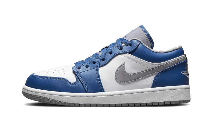 Air Jordan 1 Low True Blue, True Blue/Cement Grey/White (553558-412 / 553560-412)