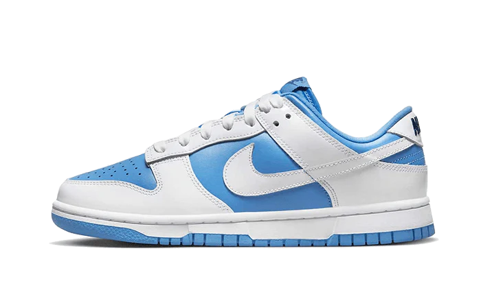 Nike Dunk Low Reverse UNC, University Blue/White-Royal Blue (DJ9955-101)