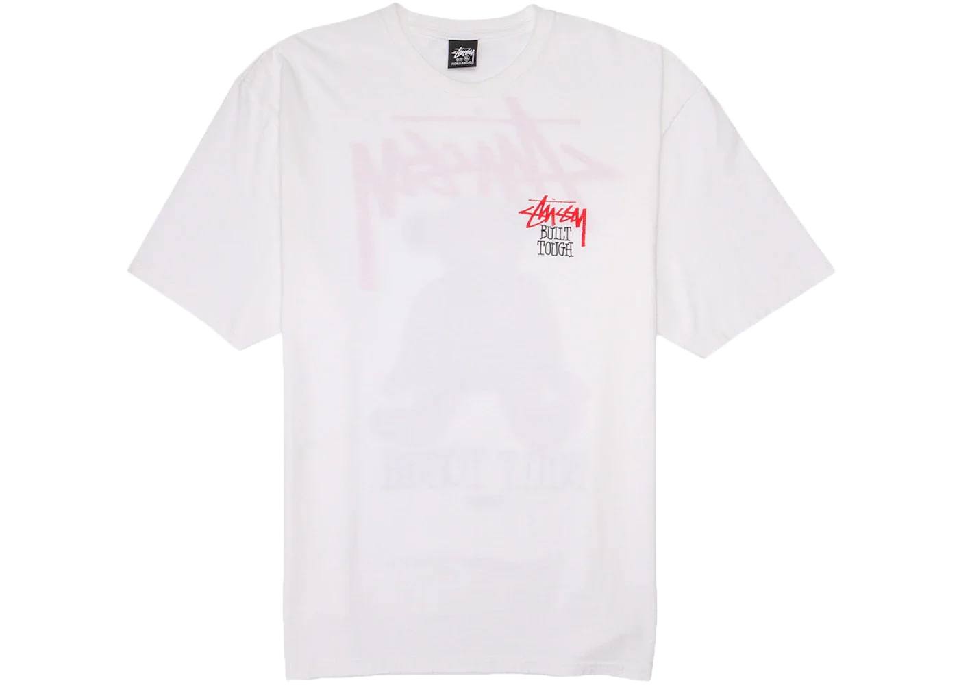 Stussy Built Tough Tee White, White (1904893-WHIT)