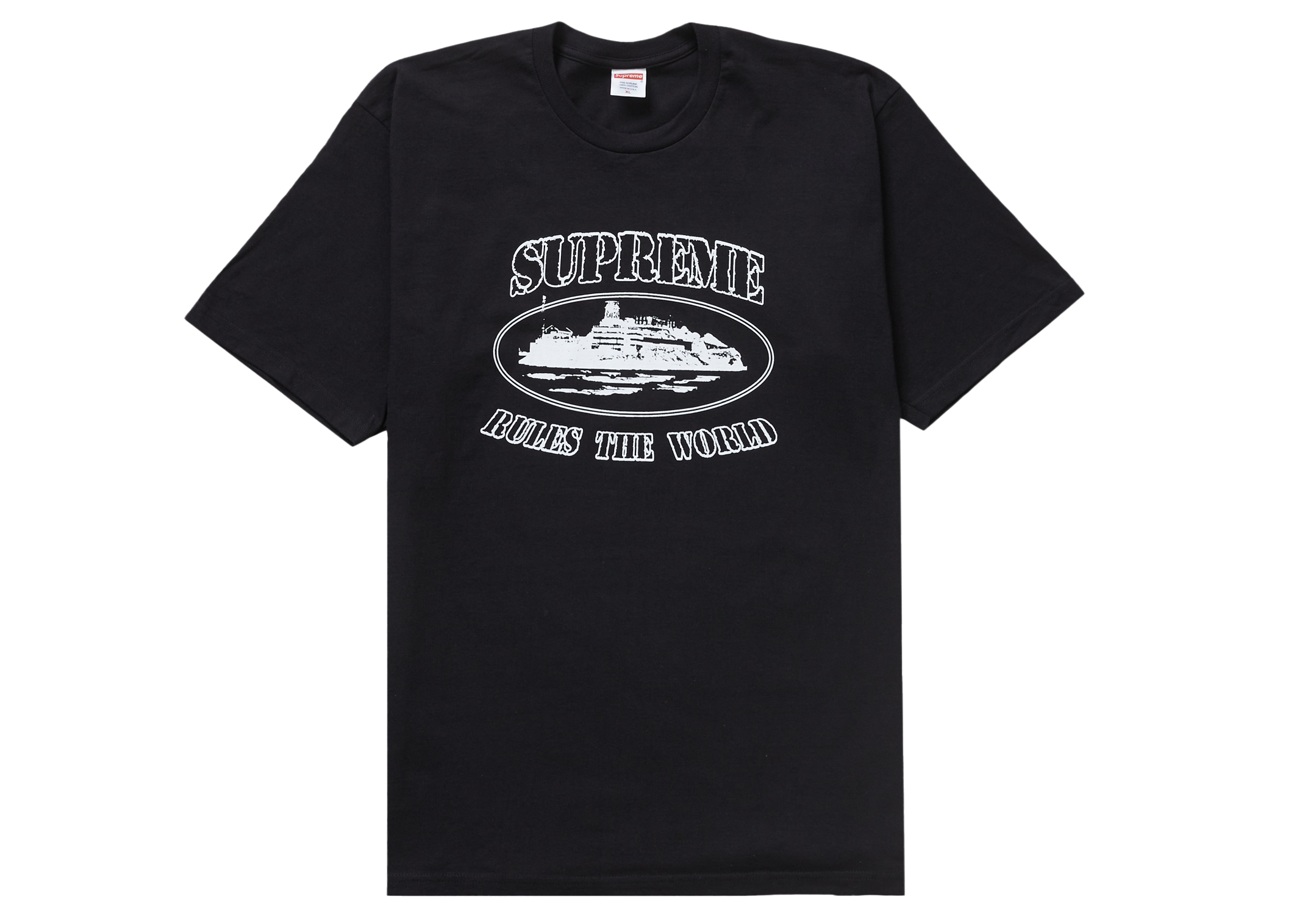 Supreme Corteiz Rules The World Tee Black, Black (supreme-corteiz-rule-the-world-tee-black)