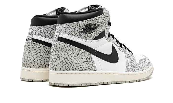 Air Jordan 1 Retro High OG White Cement, Tech Grey/Muslin/Black/White (DZ5485-052 / FD1437-052)