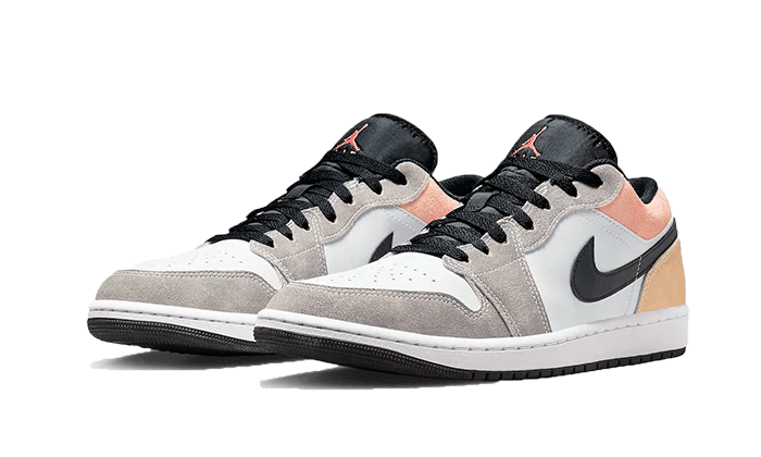 Air Jordan 1 Low SE Flight Club, Black/Magic Ember-Sundial-White (DX4334-008)