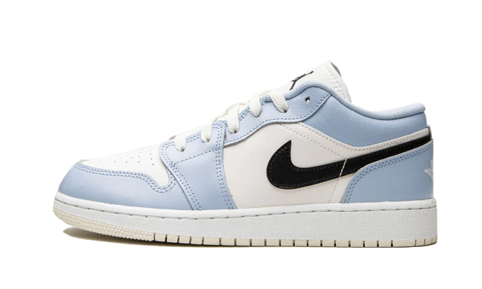 Air Jordan 1 Low Ice Blue Black, Ice Blue/Black/Sail/White (554723-401)